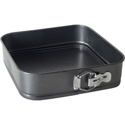 Gerim Taarten bakken bakvorm/spring vorm Kitchen Pro - metaal - anti-aanbak laag - zwart - 26 x 7 cm - Bakringen