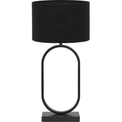 Tafellamp Jamiri/Livigno - Zwart/Zwart - Ø30x67cm