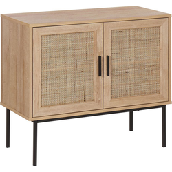 Beliani PASCO - Sideboard-Lichte houtkleur-Vezelplaat