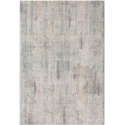 Balos Vintage Blauw / Grijs vloerkleed - Gestreept - 200 X 290 CM