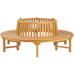 Benoa Olney Round Tree Bench Knock Down 4 Parts