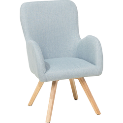 Beliani BJARN - Fauteuil-Blauw-Polyester