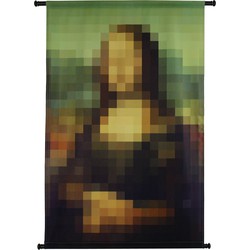 Mona Lisa Velvet Grün Wandtuch 83x110 cm - HD Collection