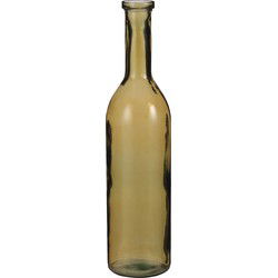 Mica Decorations Vaas - fles - Rioja - amber - glas - 18 x 75 cm - Vazen