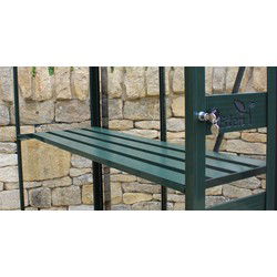 Tafel Birdlip 84, geintegreerd, groen