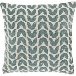 Unique Living - Sierkussen Gozi Beach Blue -45x45cm