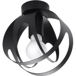 Plafondlamp modern tulos zwart