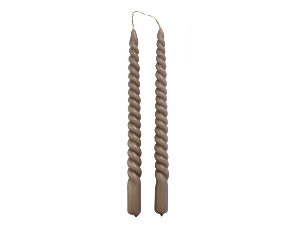 Rustik Lys - Dinerkaars Swirl Smokey grey - 