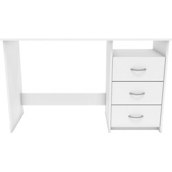 Bureau 1 Nis 3 Lades L123 cm - Aristote