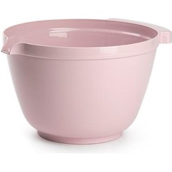 Plasticforte Beslagkom/mengkom/roerkom - 4 liter - kunststof - roze - met schenktuit - Mengkommen
