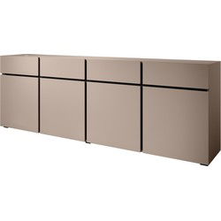 Meubella - Dressoir Cainan - Beige - 225 cm