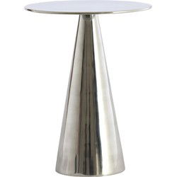 Light&living Bijzettafel Ø39x51 cm LEOVA nikkel