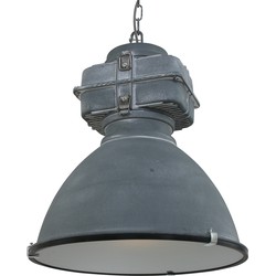 Mexlite hanglamp Densi - grijs - metaal - 47 cm - E27 fitting - 7779GR