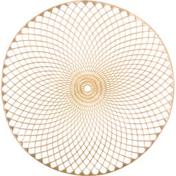 Placemat Set van 4 Gold Mandala - Ø38 cm