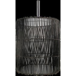 Hanglamp - 50 cm - rotan - black wash