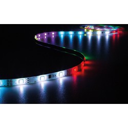 KIT MET DIGITAAL GEANIMEERDE LED-STRIP, CONTROLLER EN VOEDING - RGB - 150 LEDs - 5 m - 12 VDC