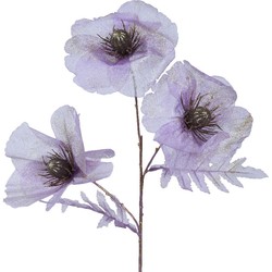 Papaver polyester l13b19h76 cm lila