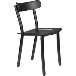 Zuiver Friday Tuinstoelen Stapelbaar Zwart - Set van 2