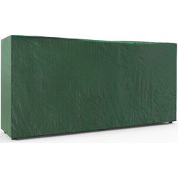4goodz Haardhoutrek metaal 20 cm met waterafstotende hoes - Groen