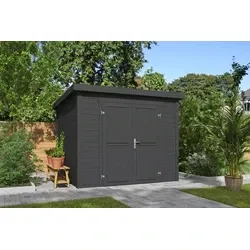 Outdoor Life blokhut Mila carbon grey, 250 x 250 cm