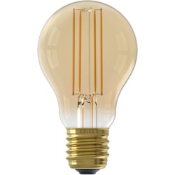 LED-Vollglas-Filament-Standardlampe 220-240V 7,5W 806lm E27 A60 Gold 2100K Dimmbar - Calex