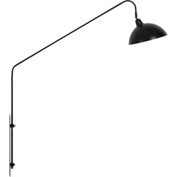 Light&living Wandlamp 110x30x127 cm ORION mat zwart
