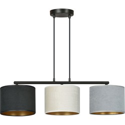 minimalistische hanglamp Amato Zwart 3-lichts