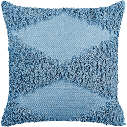 RHOEO  - Sierkussen - Blauw - 45 x 45 cm - Katoen