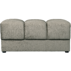 WOOOD Second Date Hocker - Structure Velvet - Frost