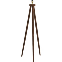 Light & Living - vloerlamp - Ilias - bruin - hout - losse armatuur - E27 - 8215694