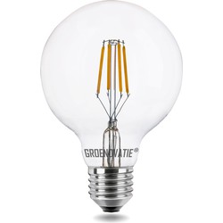 Groenovatie E27 LED Filament Globelamp 4W Warm Wit Dimbaar