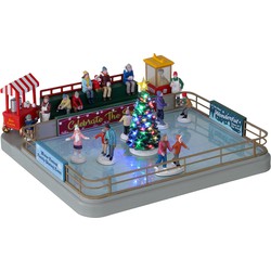 Outdoor skating rink with 4.5v adaptor Weihnachtsfigur - LEMAX