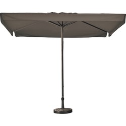 Madison - Parasol Profi-line 300x300cm - Vierkant - Volant - Grijs