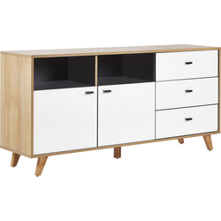 Beliani ILION - Sideboard-Lichte houtkleur-Vezelplaat