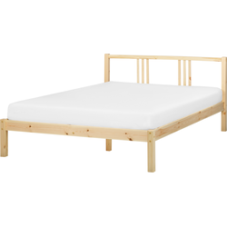VANNES - Bed - Lichthout - 140 x 200 cm - Dennenhout