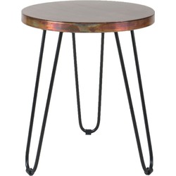 Salontafel Palma - 39 x 39 cm - Copper