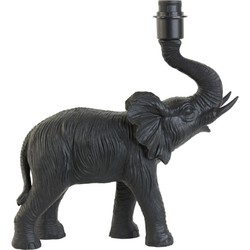 Light&living Lampvoet 37x14x40 cm ELEPHANT mat zwart
