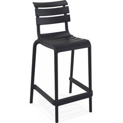 Halfhoge snackkruk NOBU MINI 52x55x95 cm Zwart