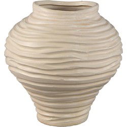 PTMD Vaas Mickie - 31x31x31 cm - Keramiek - Beige