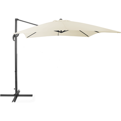 Beliani MONZA - Cantilever parasol-Beige-Polyester