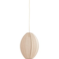 Light & Living - hanglamp - Milatos - beige - textiel - E27 - 2984584