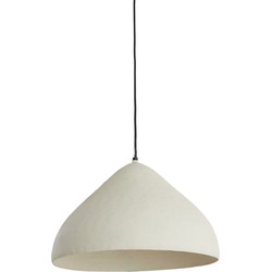 Light&living Hanglamp Ø40x25 cm ELIMO mat crème