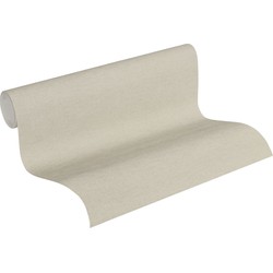 A.S. Création behang effen lichtbeige - 53 cm x 10,05 m - AS-371782