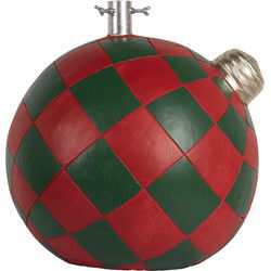 Clayre & Eef Kerstboom Standaard 42x42x43 cm Rood Groen Keramisch materiaal