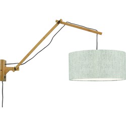 Wandlamp Andes - Bamboe/Naturel - 95x47x55cm