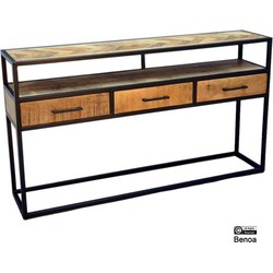 Benoa Jax 3 Drawer Console Table 140 cm