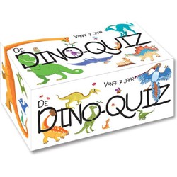 NL - Ploegsma Kinderboek De dino-quiz (box met boek + quizkaarten). 7+