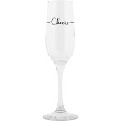 Clayre & Eef Champagneglas 200 ml Transparant Glas CHEERS