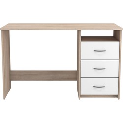 Bureau 1 Nis 3 Lades L123 cm - Aristote