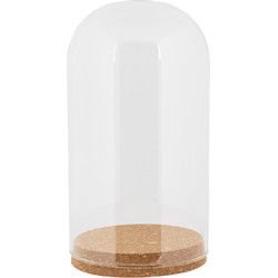 Clayre & Eef Glazen Stolp Ø 12x22 cm Transparant Glas